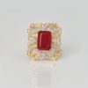 Ruby & Diamond Cocktail Ring