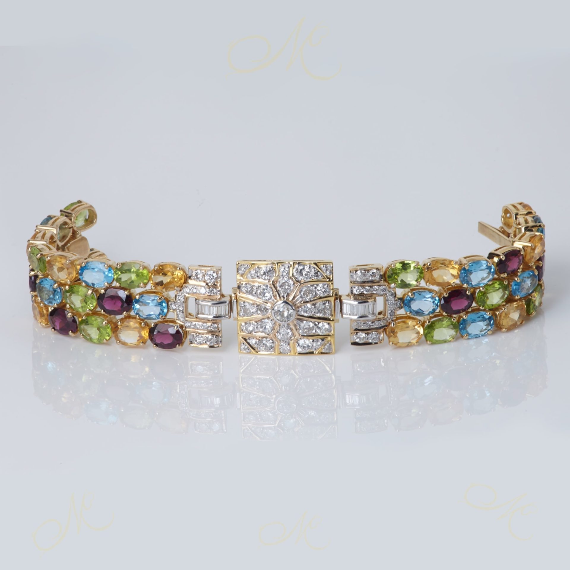 Diamond & Gemstone Bracelet-min