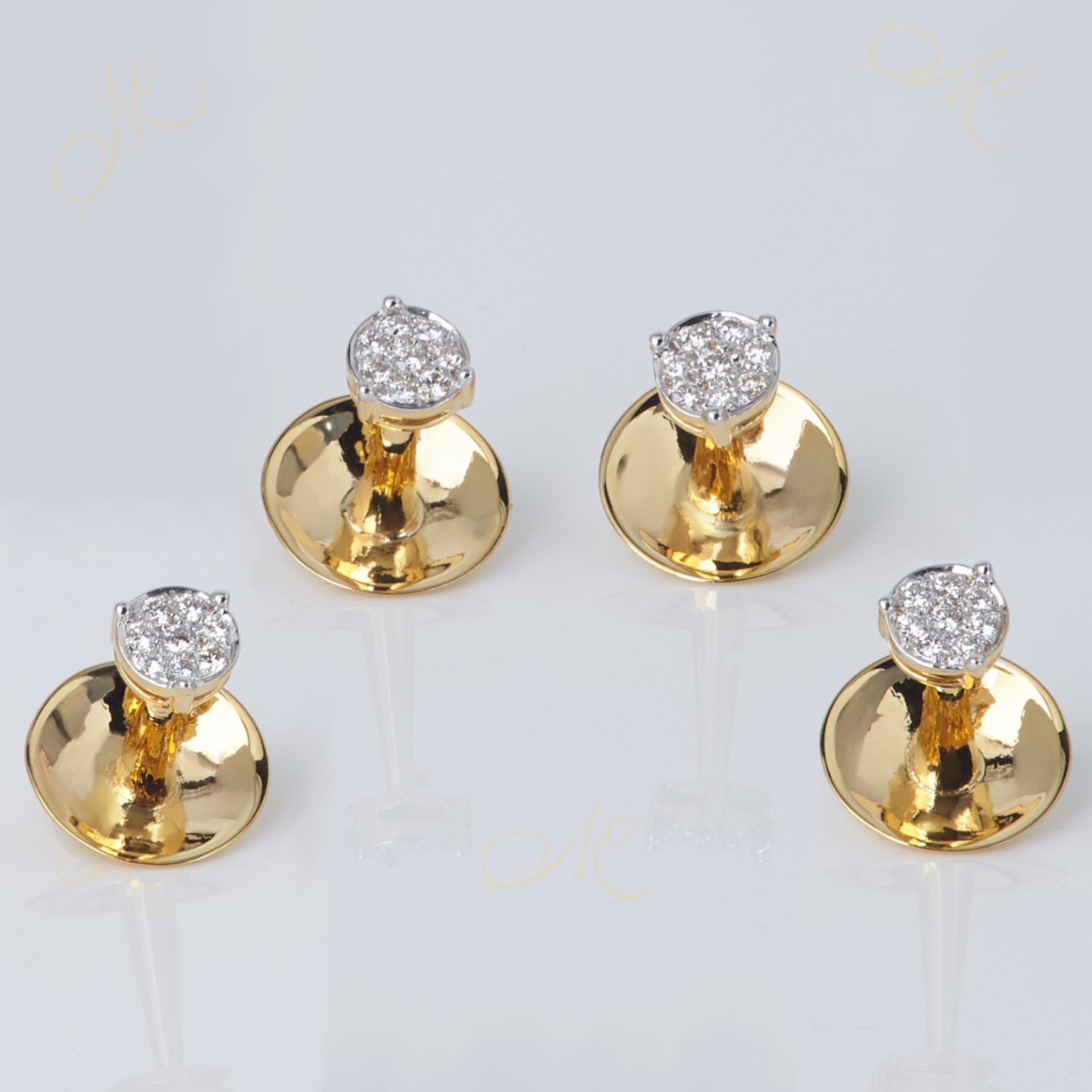 Diamond Kurta Buttons Round