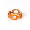 Tangerine Broad Ring