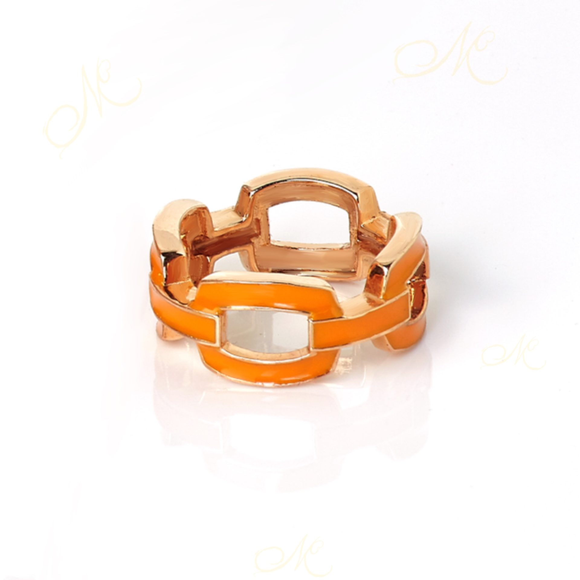 Tangerine Broad Ring